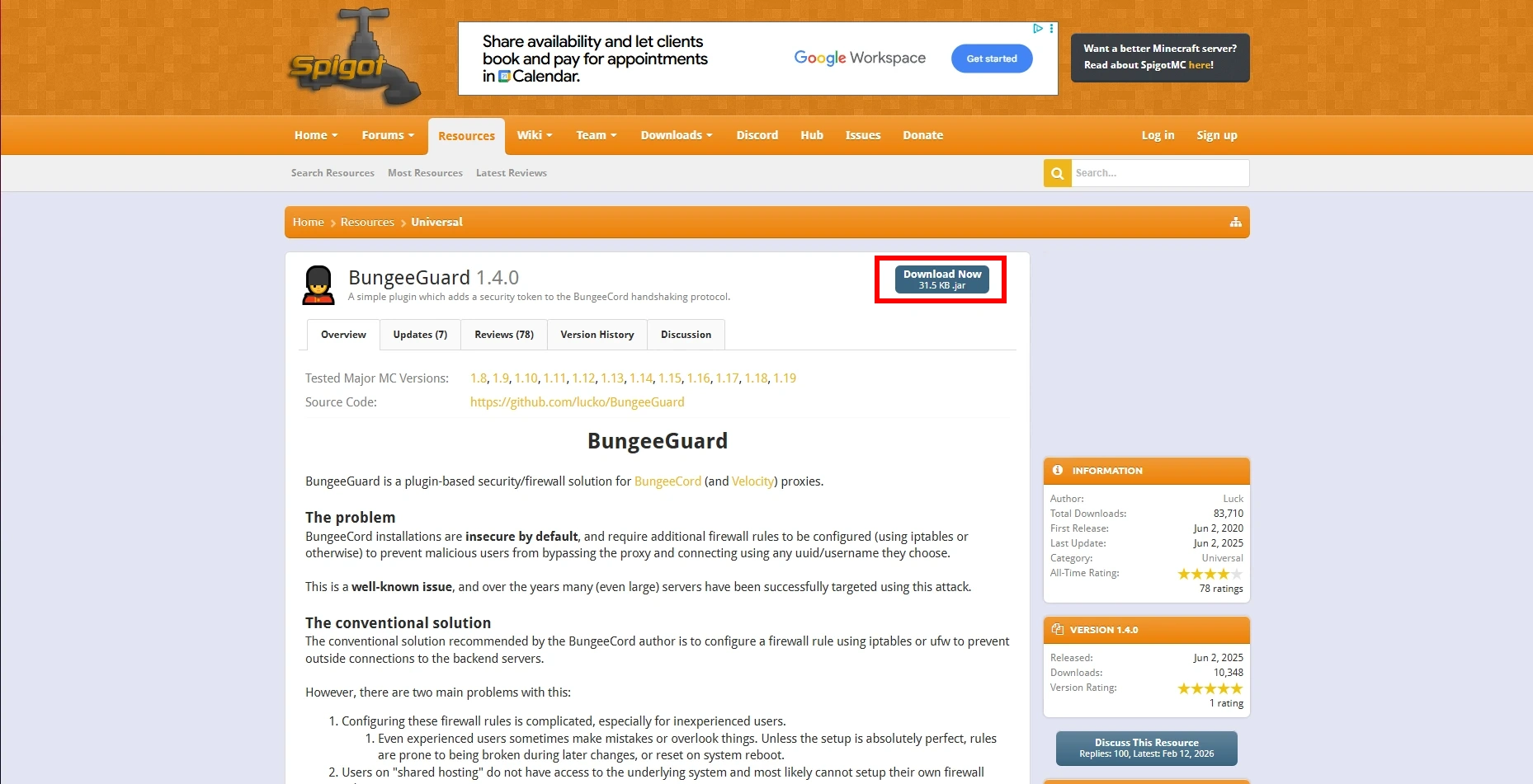 BungeeGuard plugin files