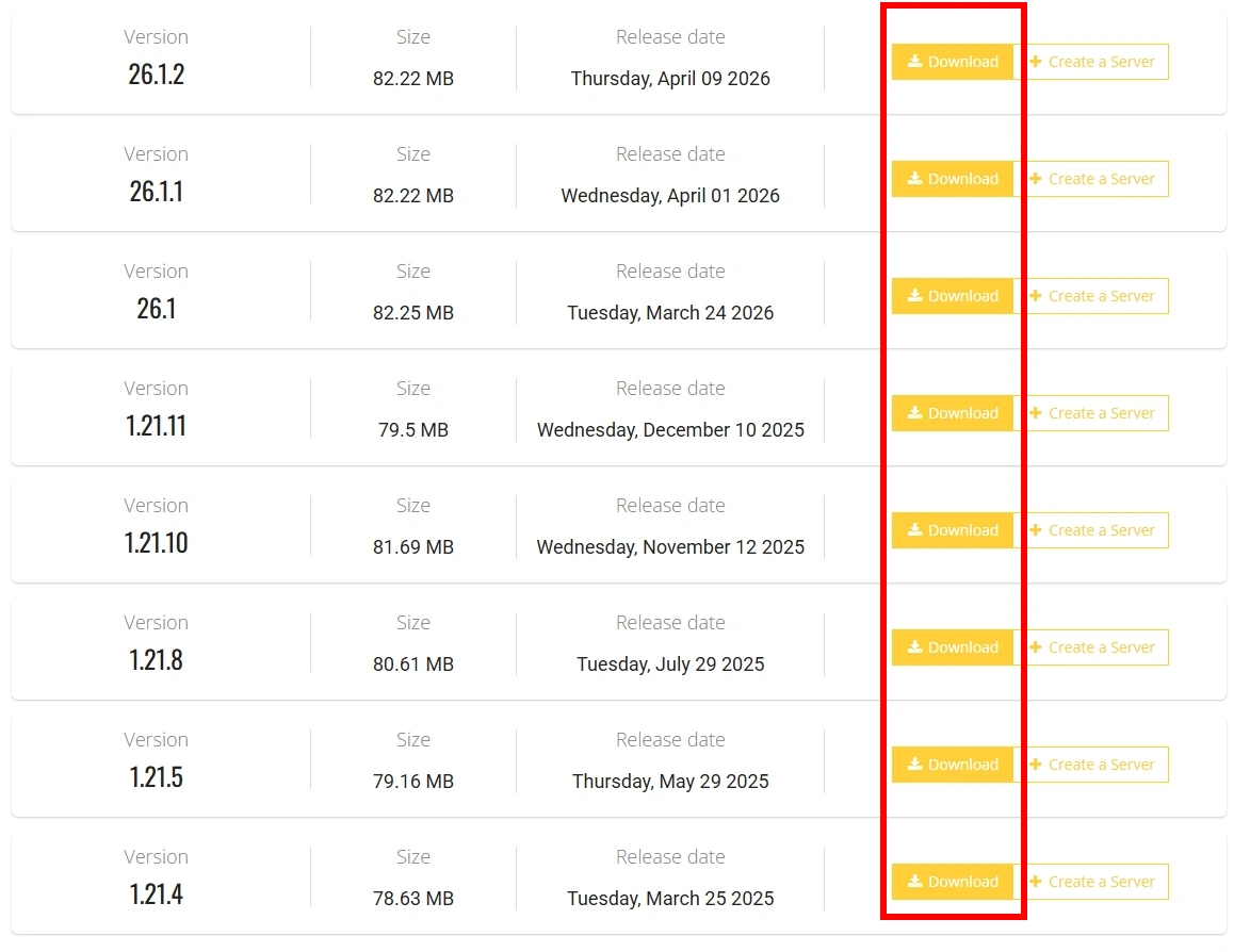 Spigot server running
