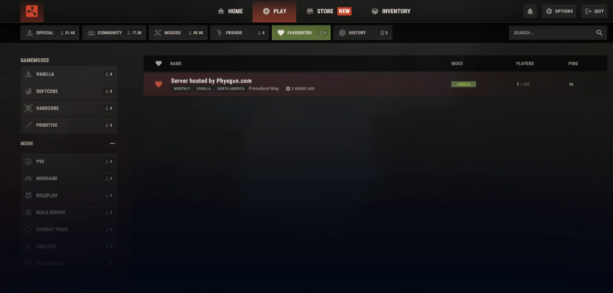 How To Favorite A Rust Server
