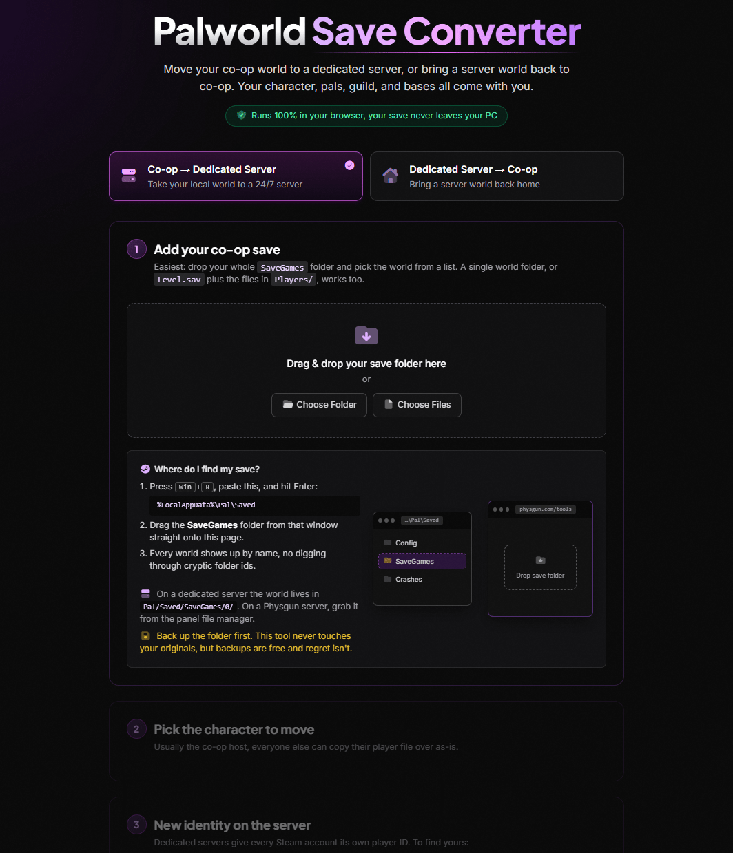 Move Your Palworld Co-op World To A Dedicated Server (Without Losing Anything)